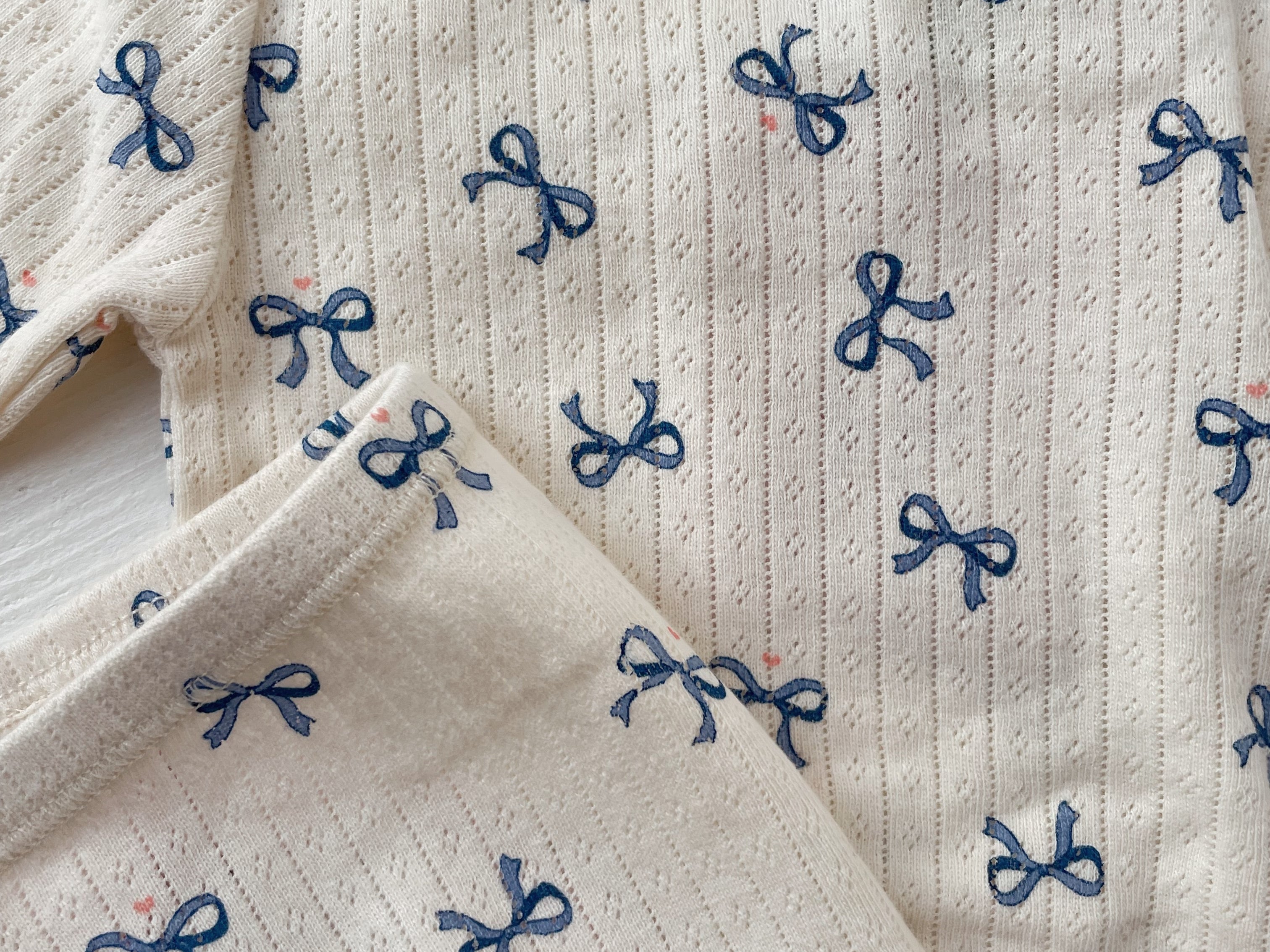 Konges Sløjd A/S Kleider - Jersey bow bleu