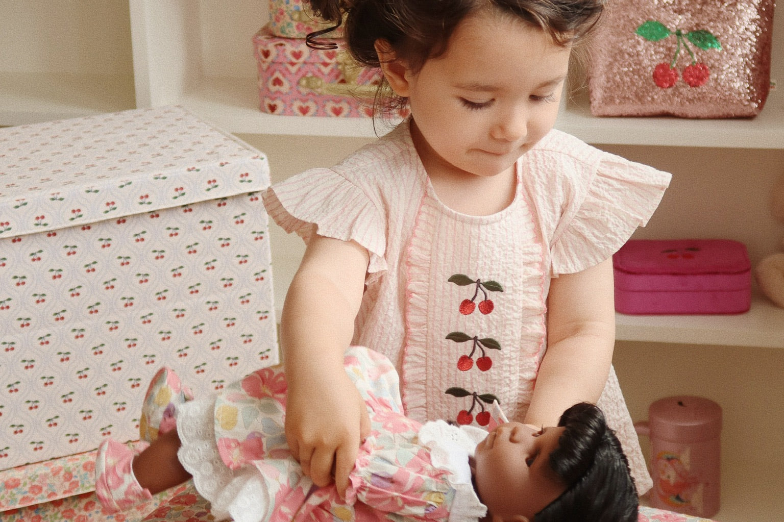 Konges Sløjd A/S Puppen Accessoires rose anglaise