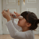 Konges Sløjd A/S Kleider - Jersey white glitter