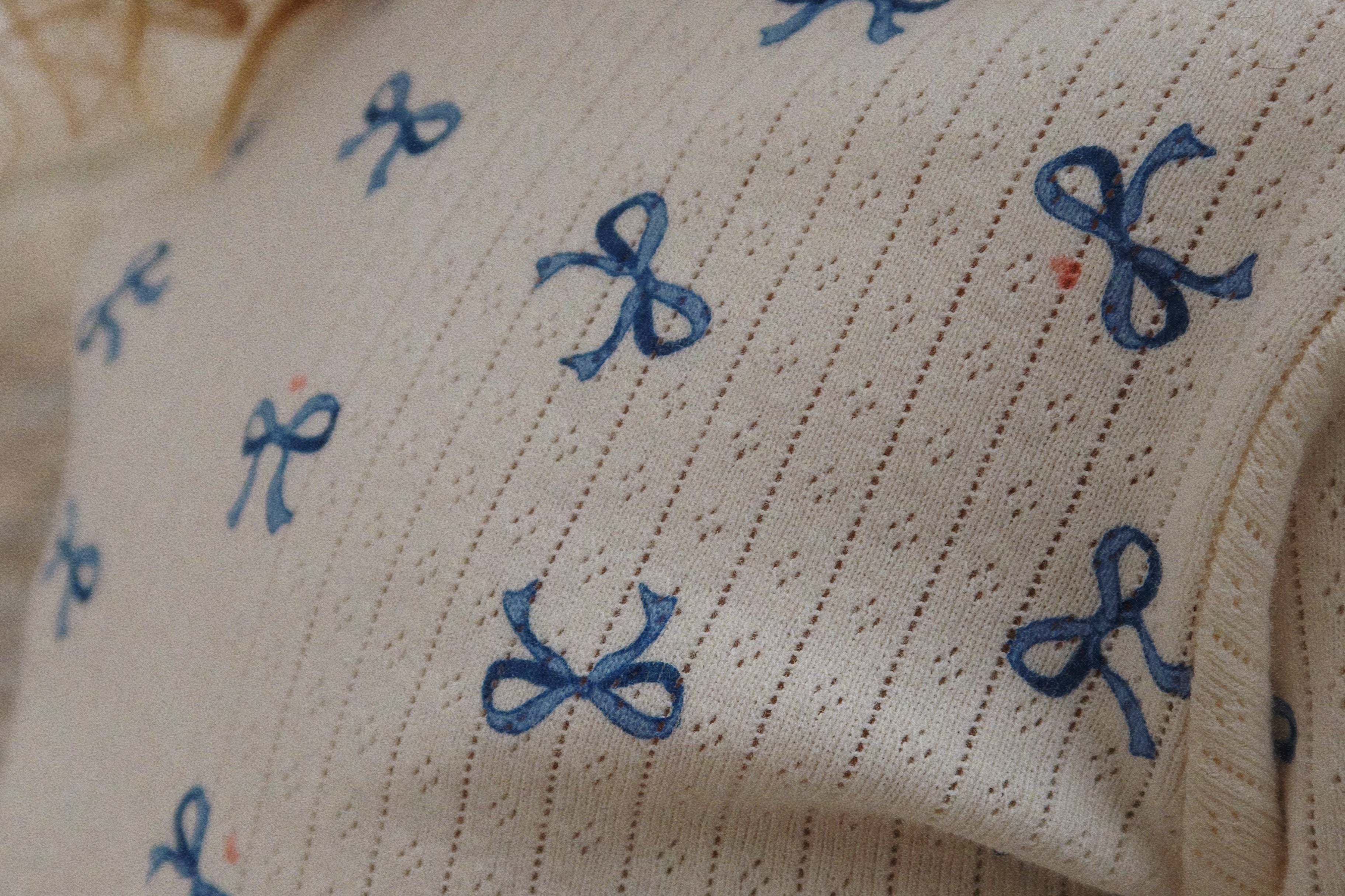 Konges Sløjd A/S Kleider - Jersey bow bleu