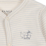 Konges Sløjd A/S Strampler tea stripe gray dawn