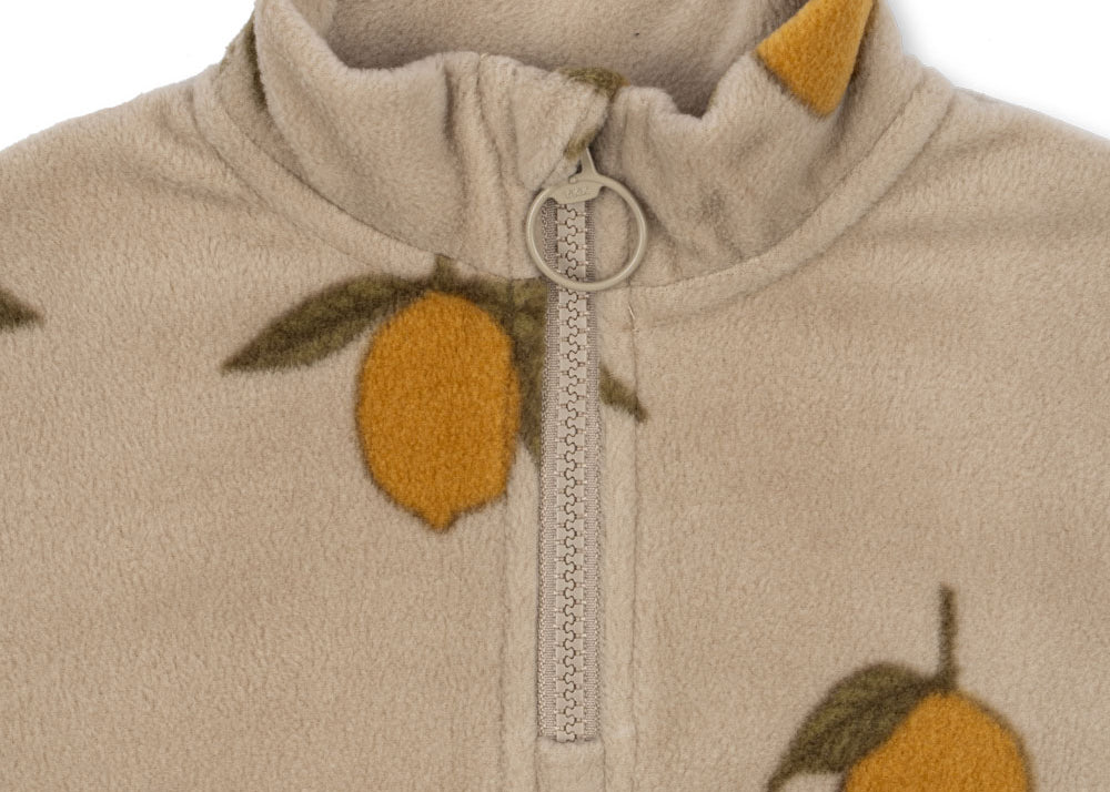 Konges Sløjd A/S Fleece und Teddy mon grand citron