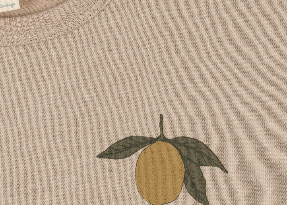 Konges Sløjd A/S Blusen - Jersey oxford tan lemon
