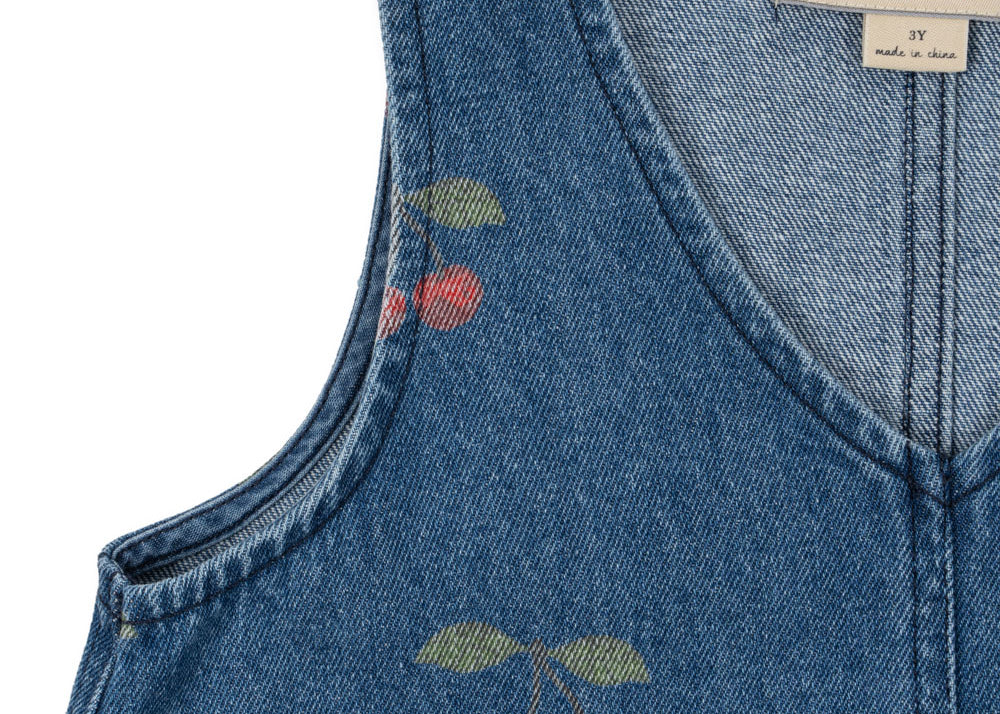 Konges Sløjd A/S WOVEN DRESSES ma grande cerise denim