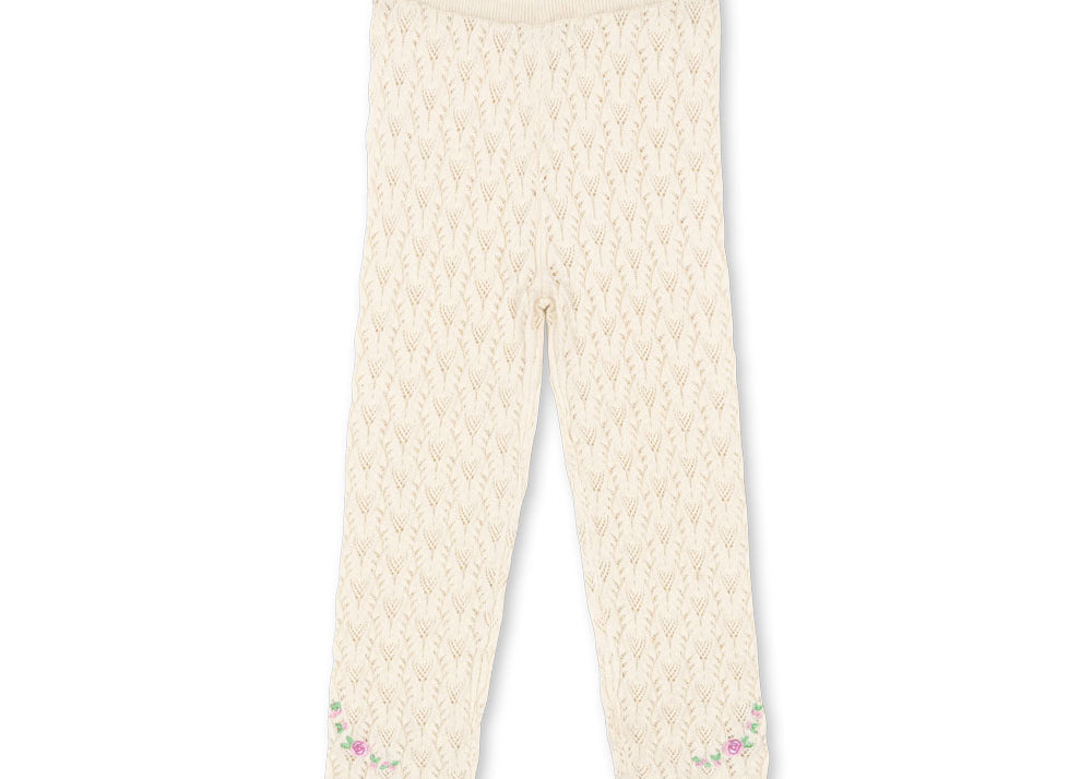Konges Sløjd A/S Hosen - Strick cream off white