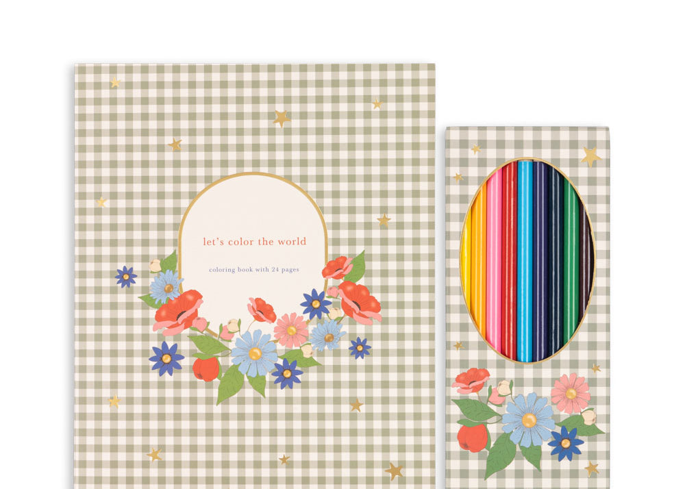 Konges Sløjd A/S Kreativ Spielen green tea check