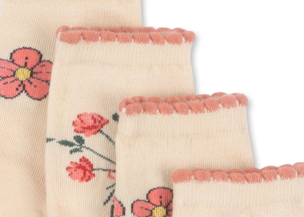 Konges Sløjd A/S Socken rose mix