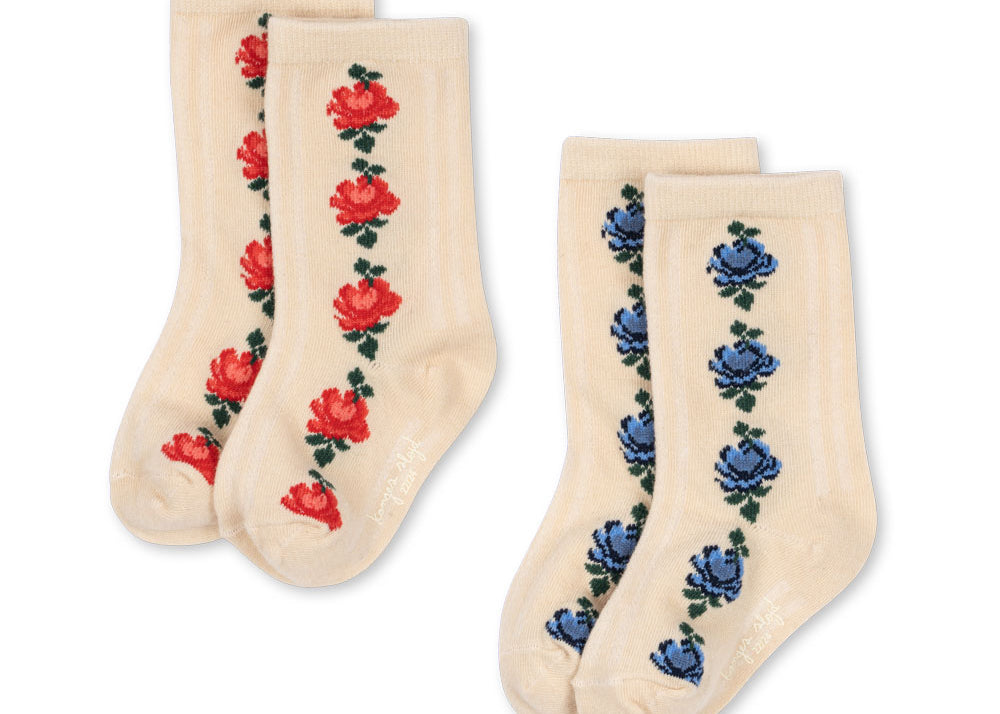Konges Sløjd A/S Socken rose mix
