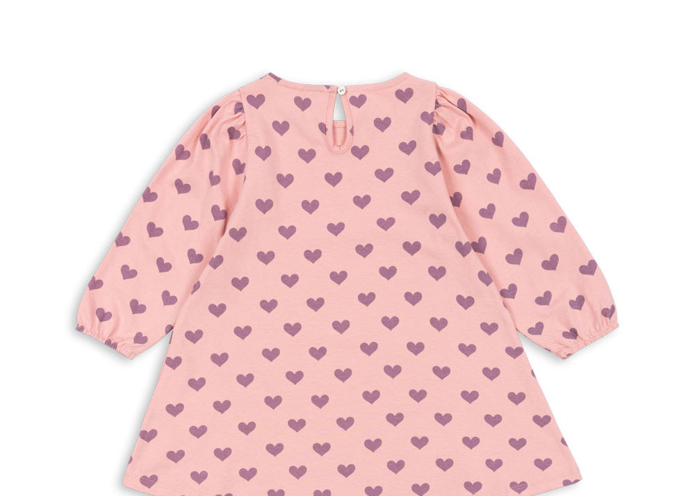 Konges Sløjd A/S Kleider - Jersey hortensia coeur