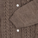 Konges Sløjd A/S Strickblusen bunny brown melange