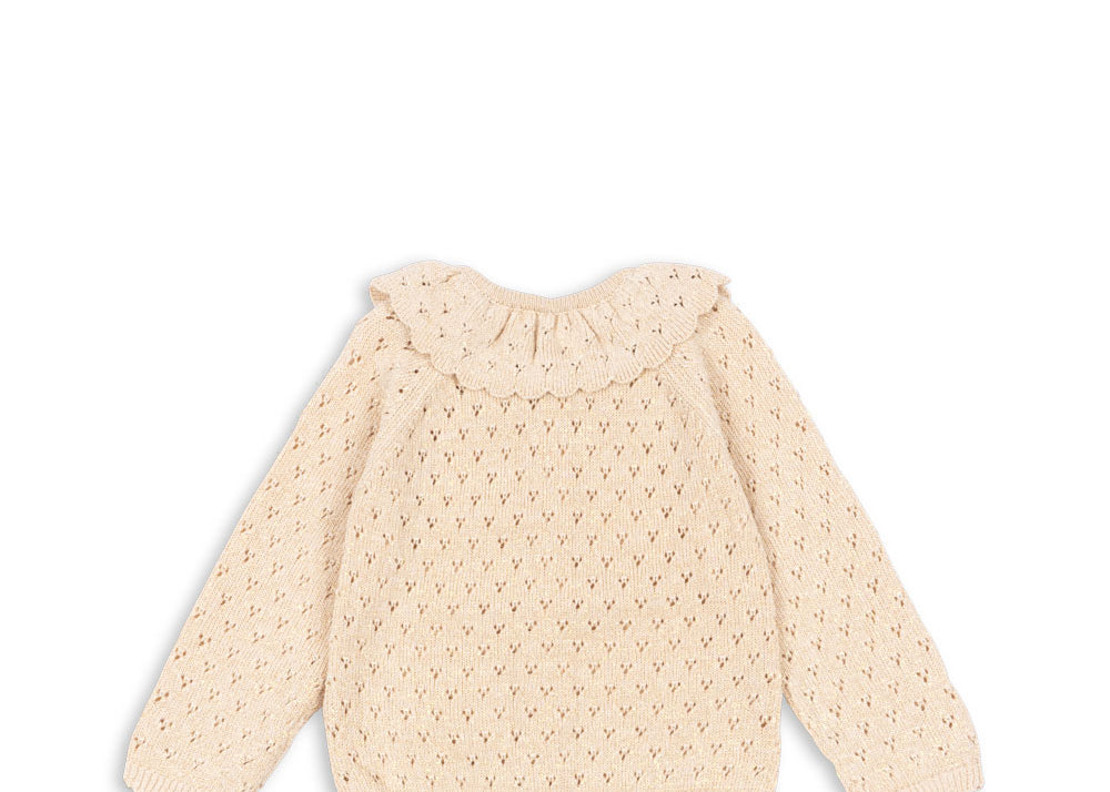 Konges Sløjd A/S Strickblusen buttercream
