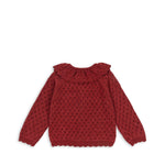Konges Sløjd A/S Strickblusen red dahlia