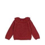 Konges Sløjd A/S Strickblusen red dahlia