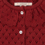 Konges Sløjd A/S Strickblusen red dahlia