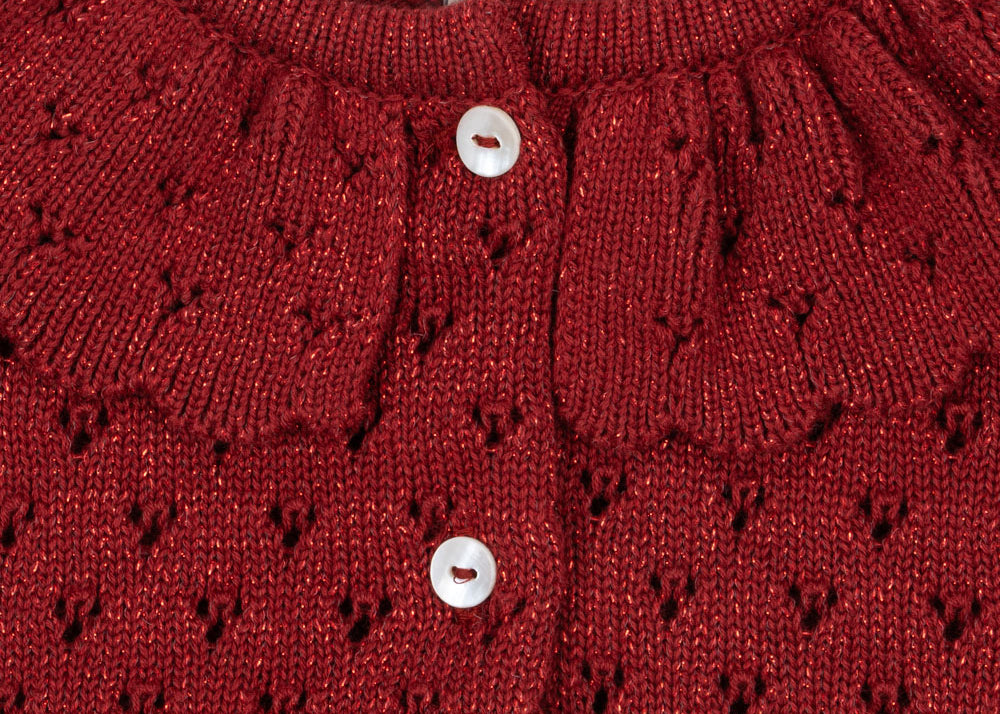 Konges Sløjd A/S Strickblusen red dahlia