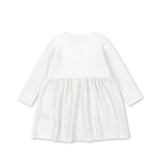 Konges Sløjd A/S Kleider - Jersey white glitter