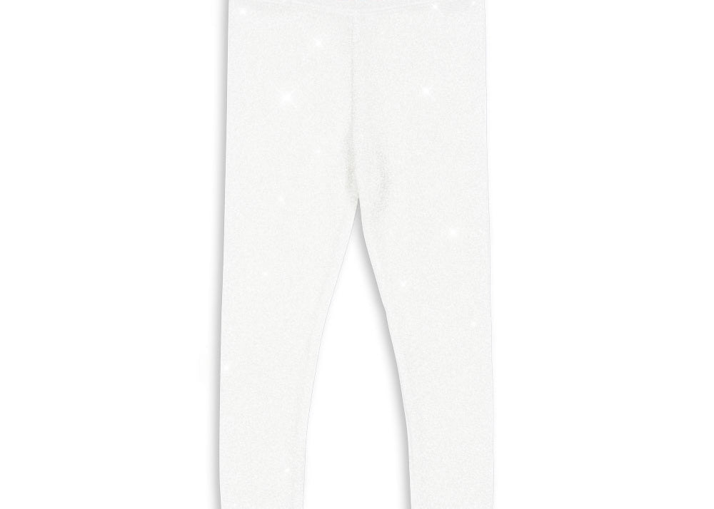 Konges Sløjd A/S Hosen - Jersey white glitter