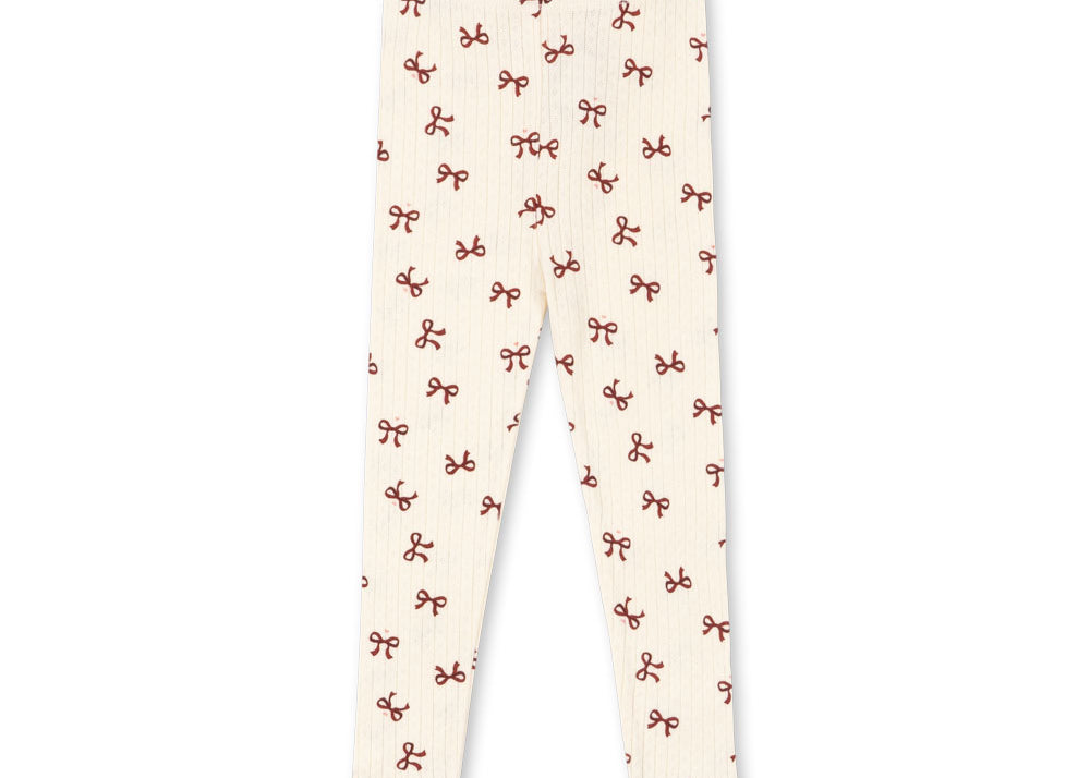 Konges Sløjd A/S Hosen - Jersey bow rouge