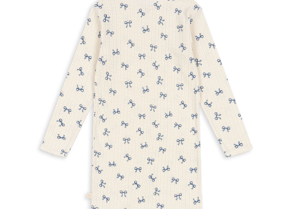 Konges Sløjd A/S Kleider - Jersey bow bleu