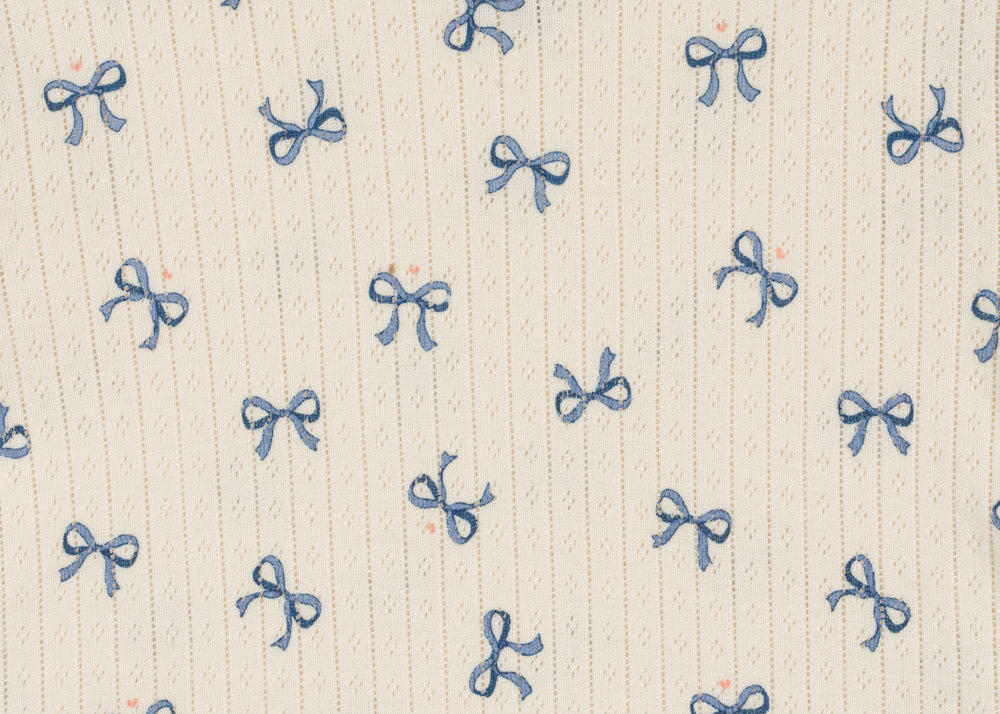 Konges Sløjd A/S Kleider - Jersey bow bleu