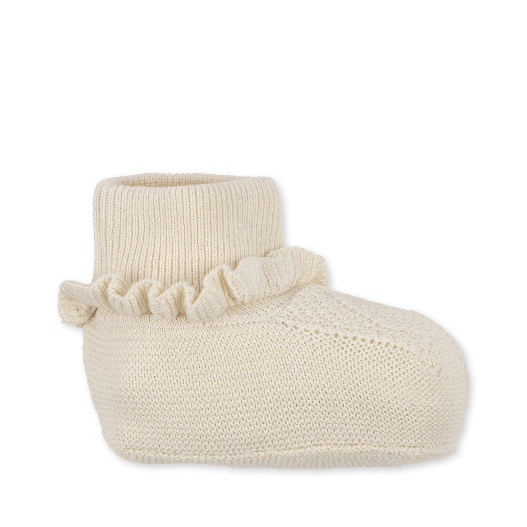 Konges Sløjd A/S BARBARA KNIT BOOTIES Baby boots NATURE