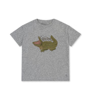 Konges Sløjd A/S  FAMO T-shirt  T-shirts - Jersey GREY MELANGE