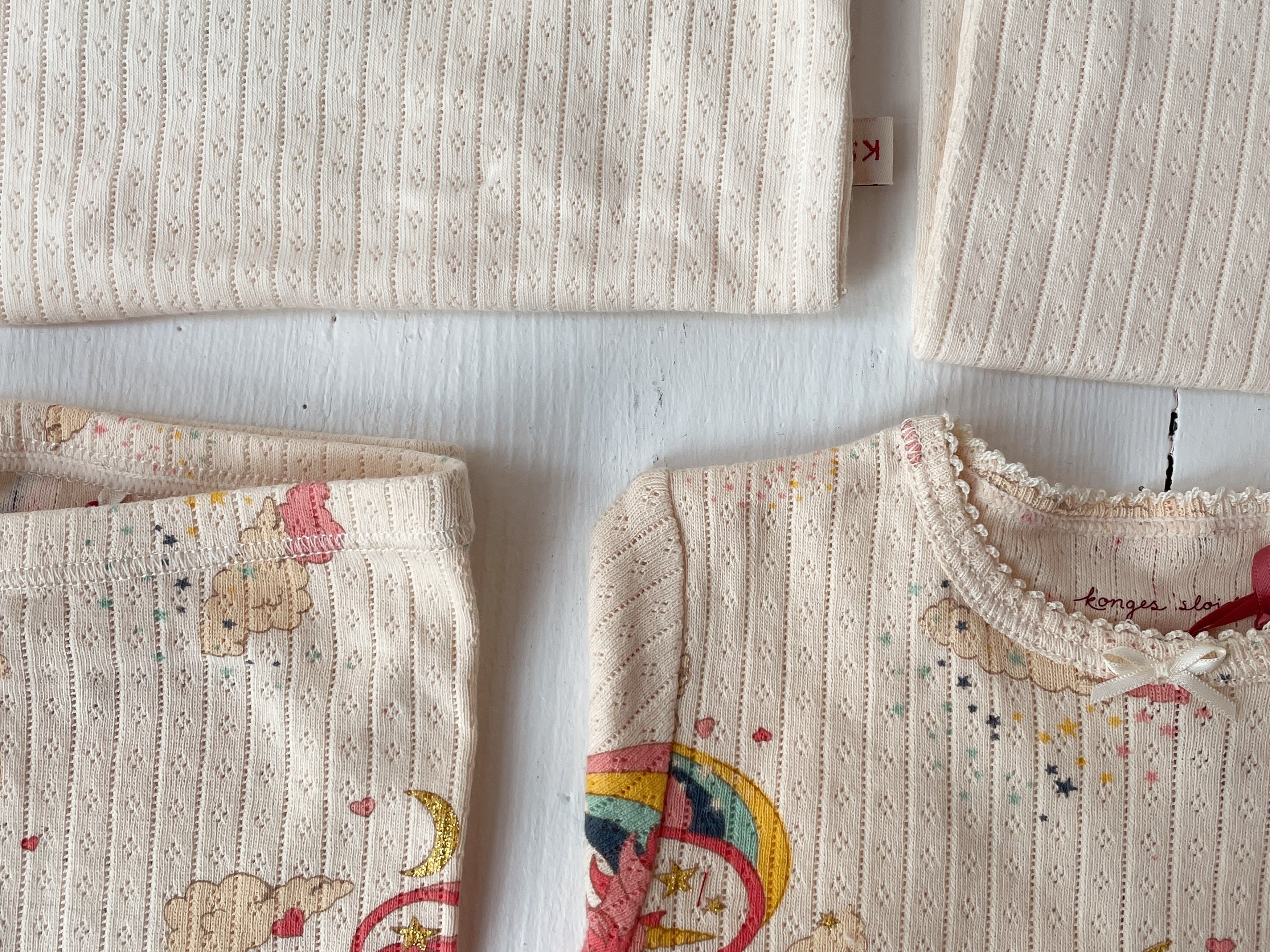 Konges Sløjd A/S Hosen - Jersey buttercream