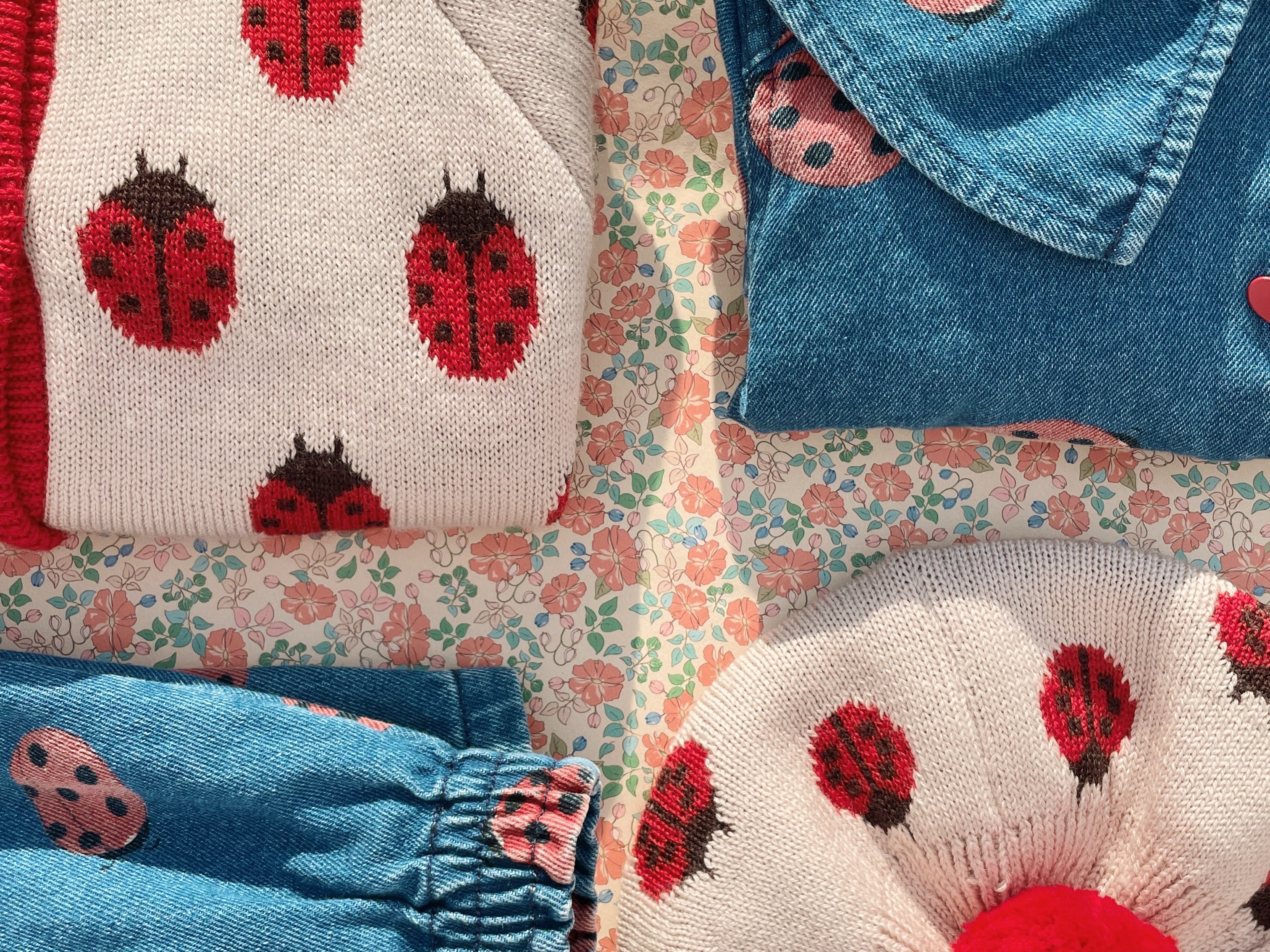 Konges Sløjd A/S Mütze ladybug