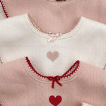 Konges Sløjd A/S Bandana Lätzchen rose/white mix