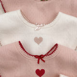 Konges Sløjd A/S Bandana Lätzchen rose/white mix