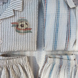 Konges Sløjd A/S WOVEN SHORT SLEEVE SHIRTS antique white