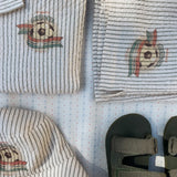 Konges Sløjd A/S Shorts & Pumphosen - Gewebt stripe bluie