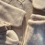 Konges Sløjd A/S Babystiefel oatmeal melange
