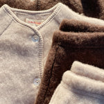 Konges Sløjd A/S JERSEY PANTS oatmeal melange