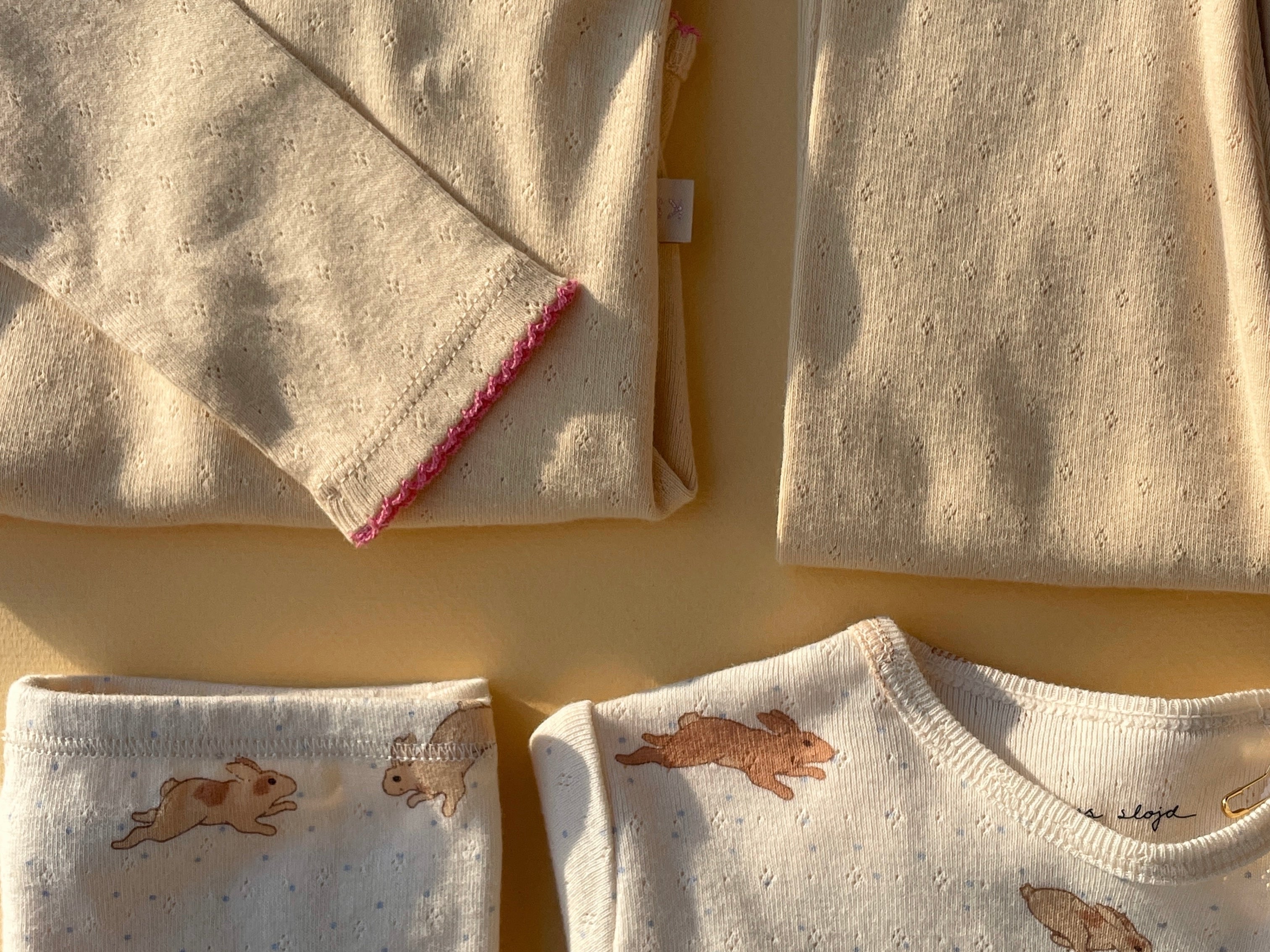 Konges Sløjd A/S JERSEY PANTS petit lapin