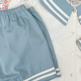Konges Sløjd A/S WOVEN SHORTS & BLOOMERS ashley blue