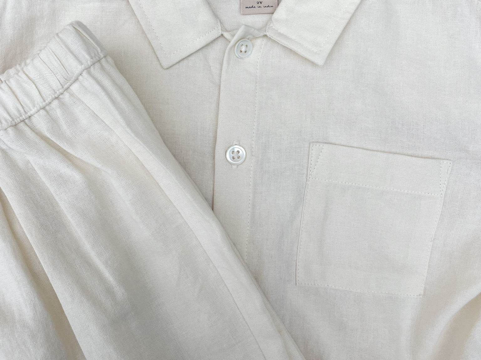 Konges Sløjd A/S WOVEN PANTS eggnog