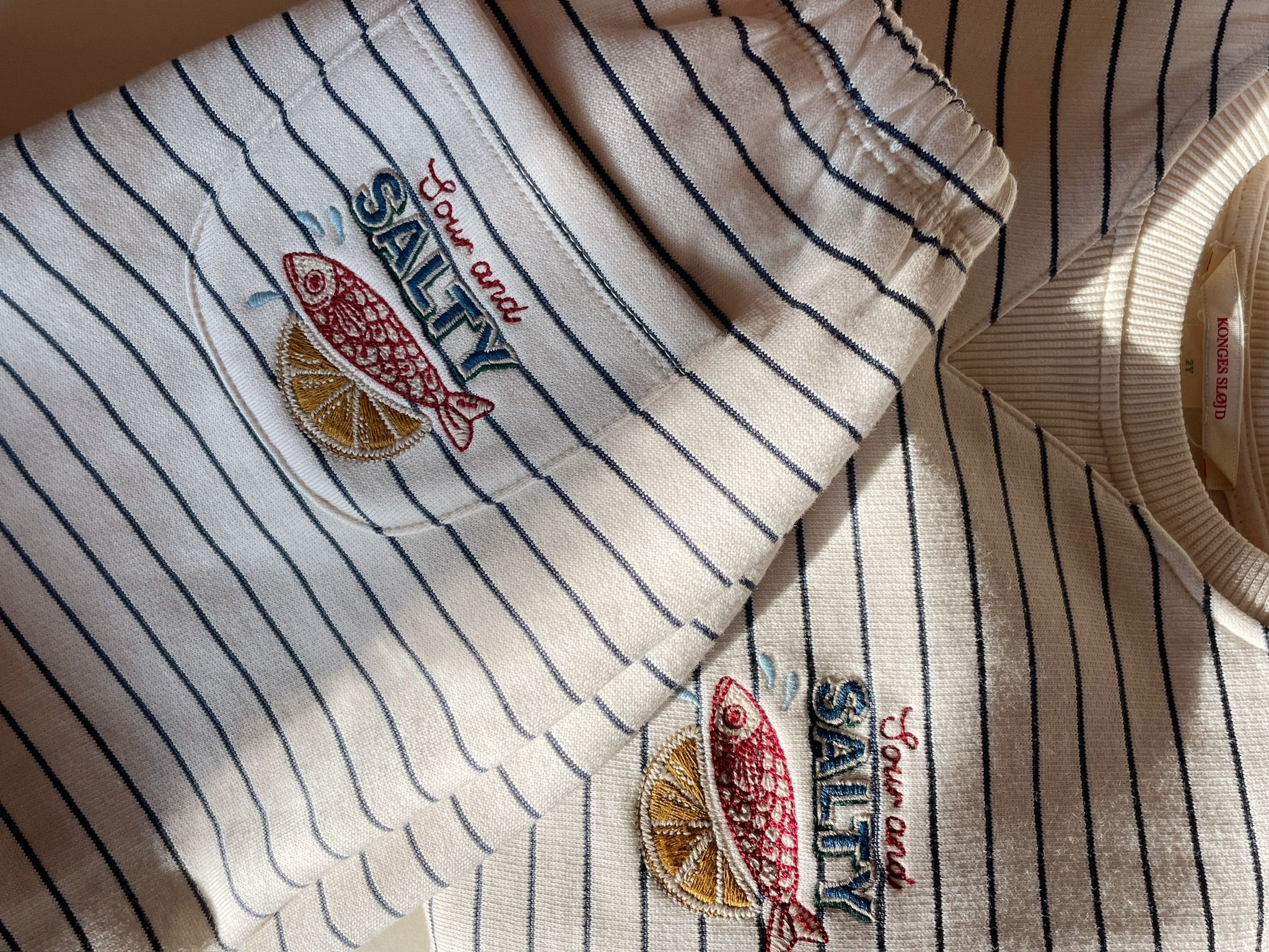 Konges Sløjd A/S Hosen - Jersey captains blue/antique white