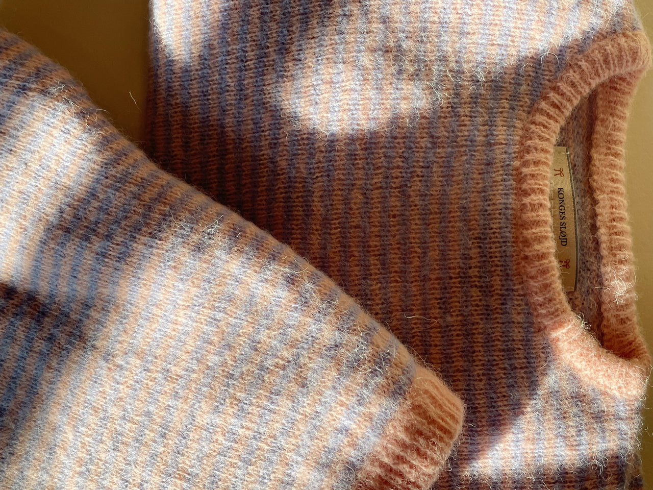 Konges Sløjd A/S KNITTED PANTS purple/pink dolphin