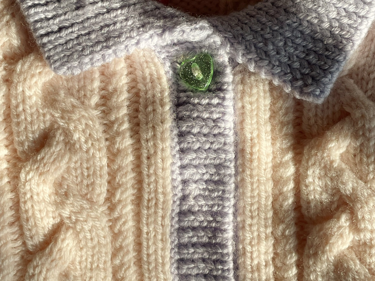 Konges Sløjd A/S Strickblusen off white
