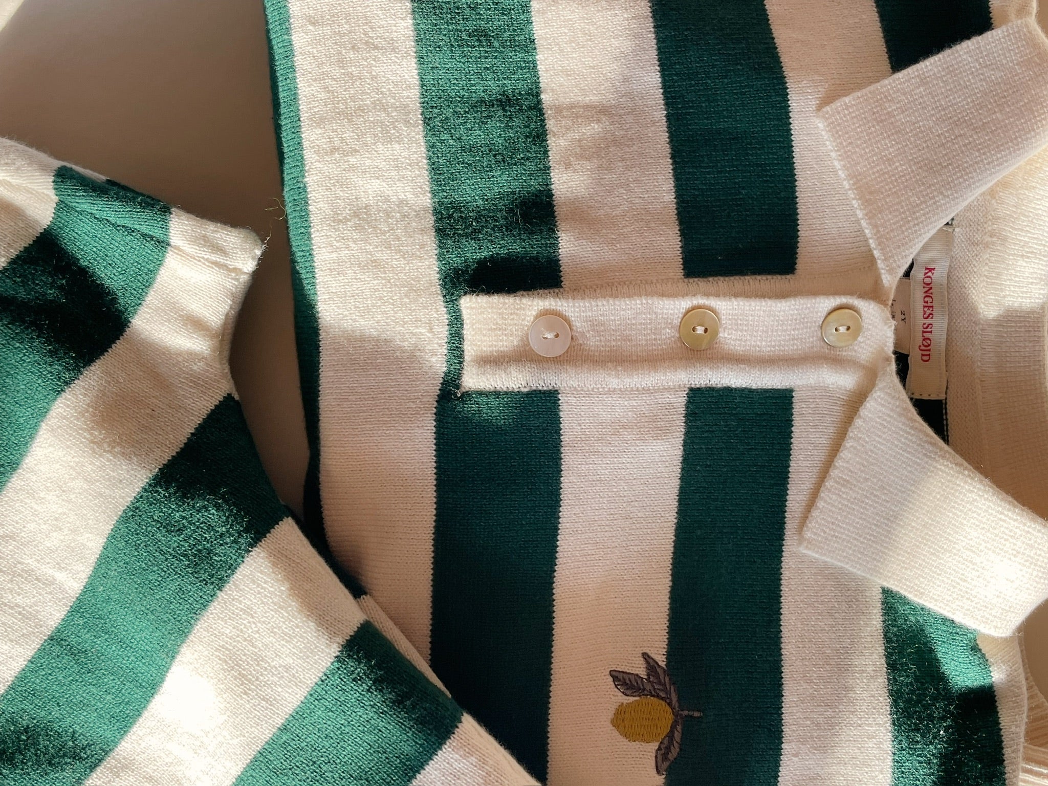 Konges Sløjd A/S Hosen - Strick pine grove stripe