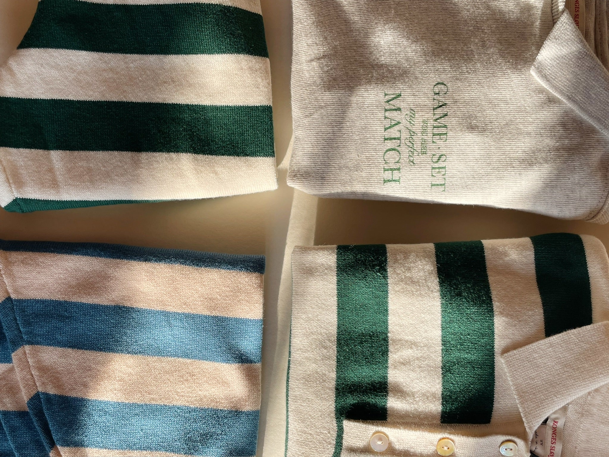 Konges Sløjd A/S Hosen - Strick pine grove stripe