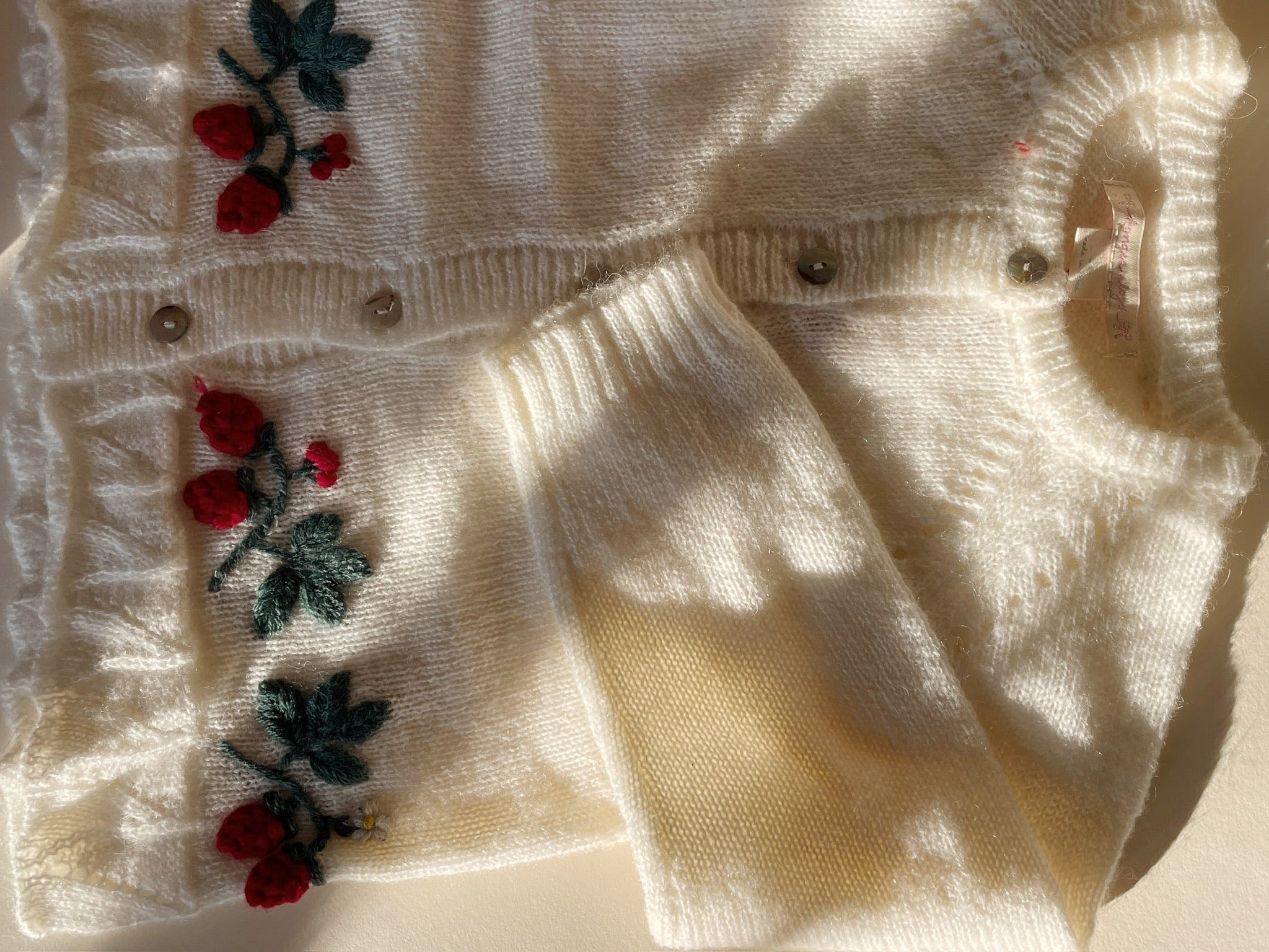 Konges Sløjd A/S Strickblusen bright white