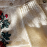 Konges Sløjd A/S Strickblusen bright white
