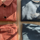 Konges Sløjd A/S WOVEN JACKETS & VESTS milk rouge stripe