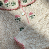 Konges Sløjd A/S Strickblusen off white