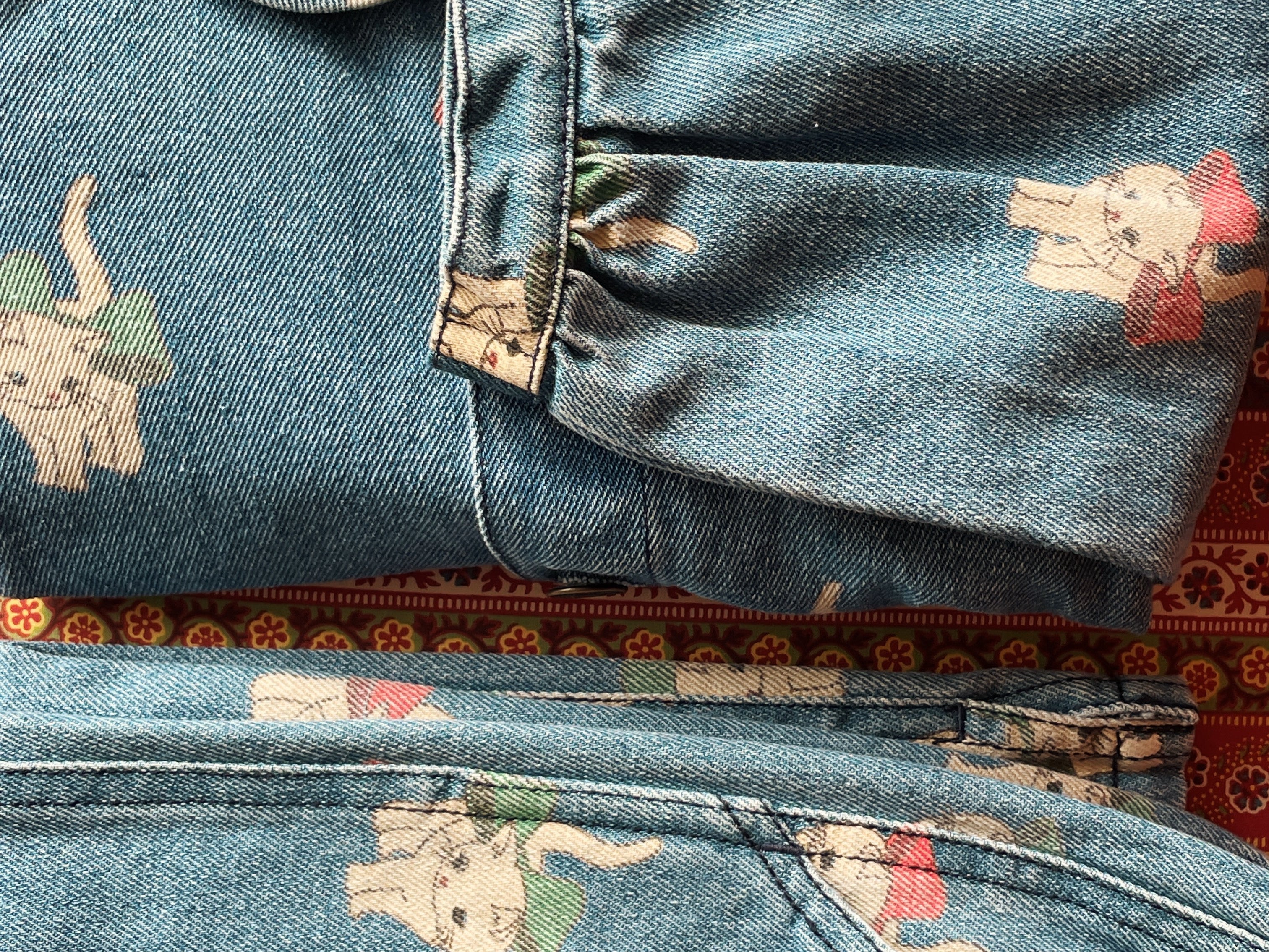 Konges Sløjd A/S Jacken und Weste - Gewebt bow kitty denim