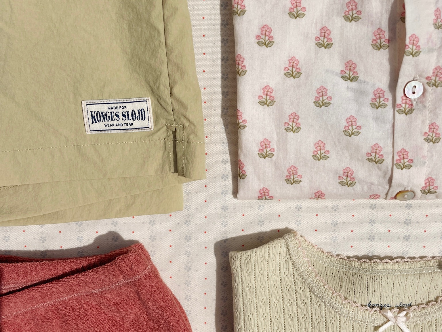 Konges Sløjd A/S JERSEY T-SHIRTS green haze