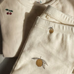 Konges Sløjd A/S JERSEY PANTS lemon