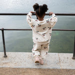 Konges Sløjd A/S Hosen - Jersey ma grande cerise